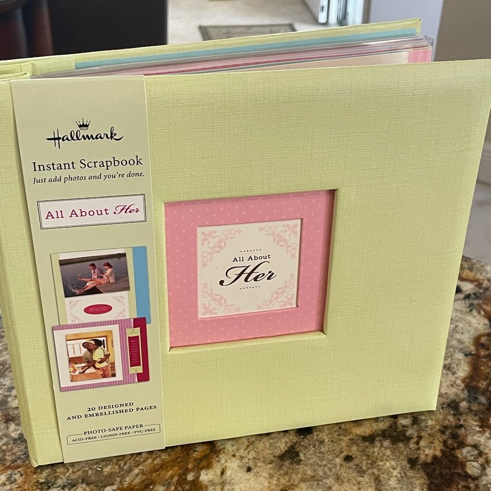 Hallmark Album " All About Her" Scrap book